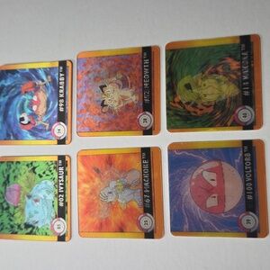 Pokemon Vintage 1999 Action Flipz  Six (6) Cards In This Bundle
